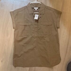 J. Jill tall Tan Shirt